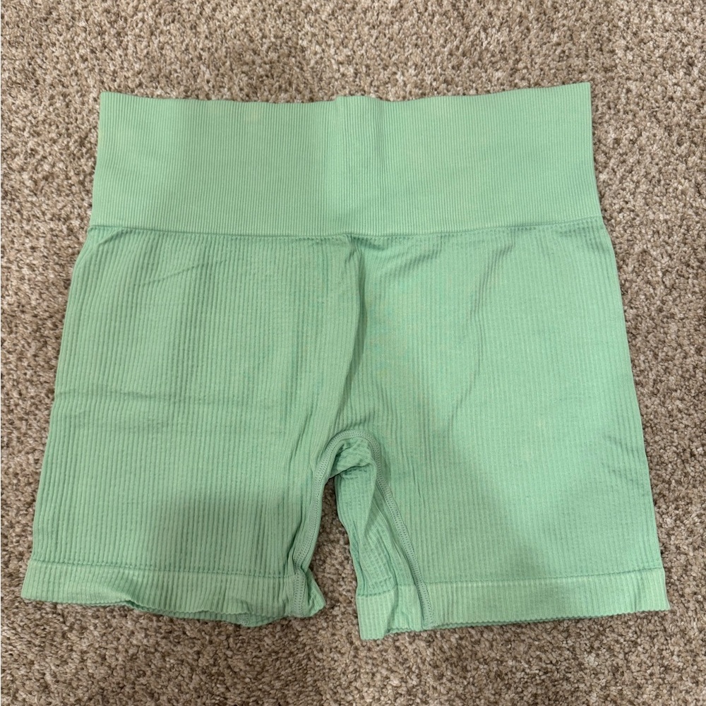 Colsie Mint Green Bike Shorts